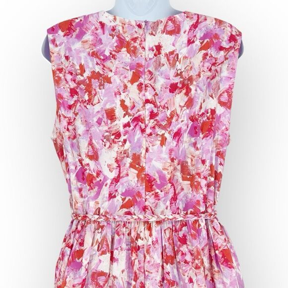 JADE NWT Melody Tam Braid Belt Cupcake Dress- size L - Picture 5 of 10